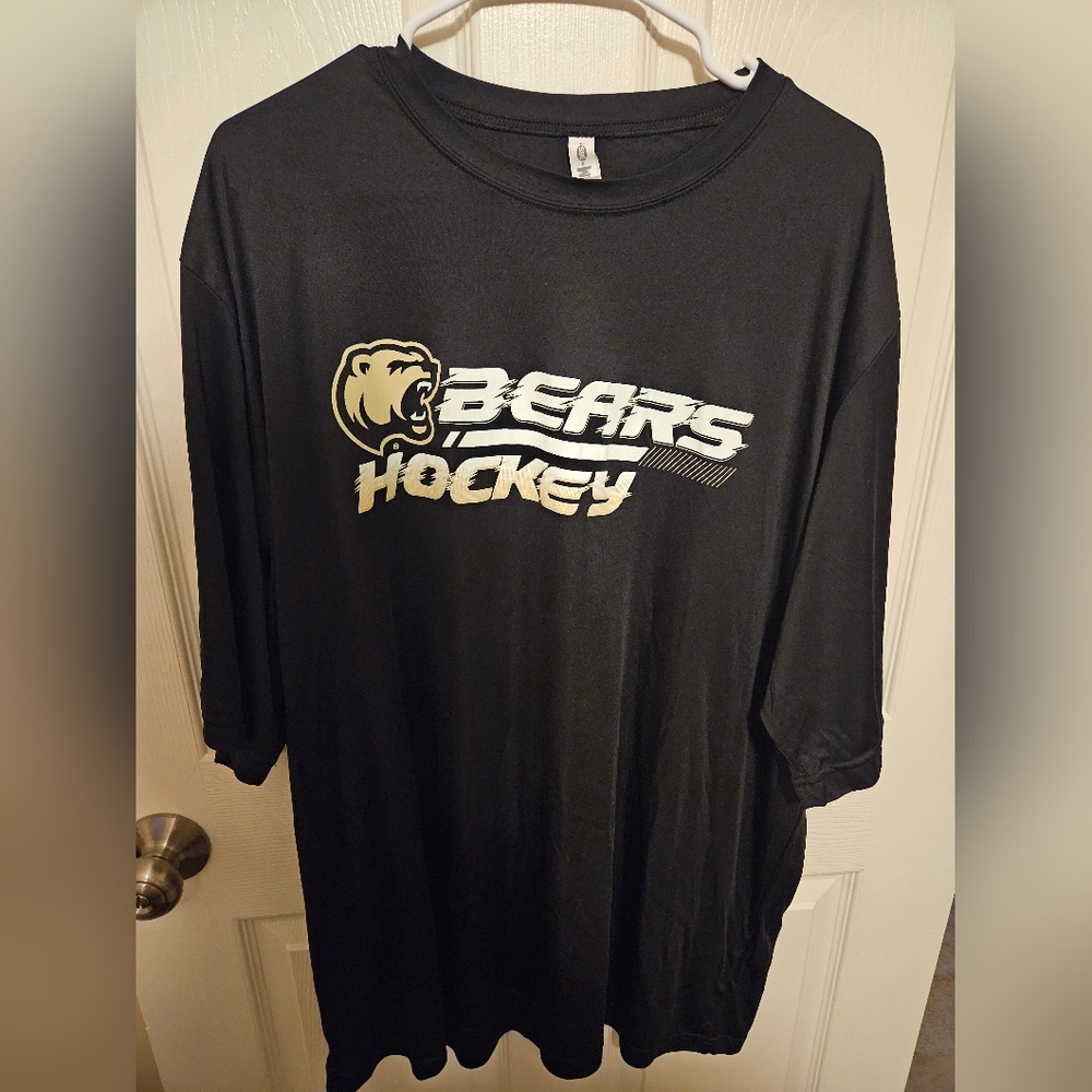 Hershey Bears Hockey Black Polyester 4XL T-Shirt